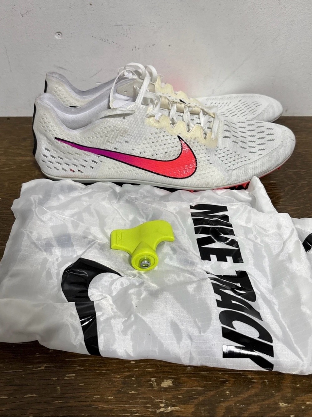 NWOT Nike Zoom Victory Elite 2 Racing Spikes Track Superfly White